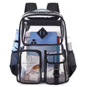 Clear Backpack PVC School Bookbag for Kids, College Students, & Adults